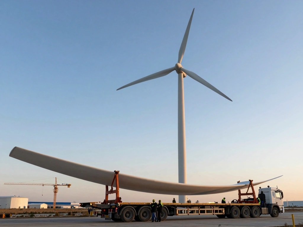 Efficient Strategies for Wind Turbine Blade Transportation Logistics